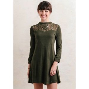 Beckett Crochet Accent Dress from Ruche, NWOT